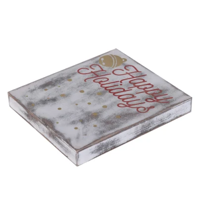Legno incorniciato parete visualizzazione citazione segno rustico legno bagno muro Cartello di benvenuto decor
