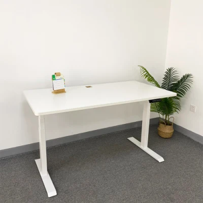 Scrivania mobile regolabile in altezza con 3 segmenti per fornitori di tavoli da ufficio elettrici Telaio da tavolo Smart workstation da seduto a in piedi