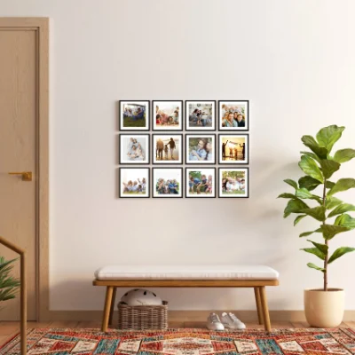 Fabbrica all&prime;ingrosso Super Light Home decorative 8X8 pollici cornici fotografiche Per una facile installazione