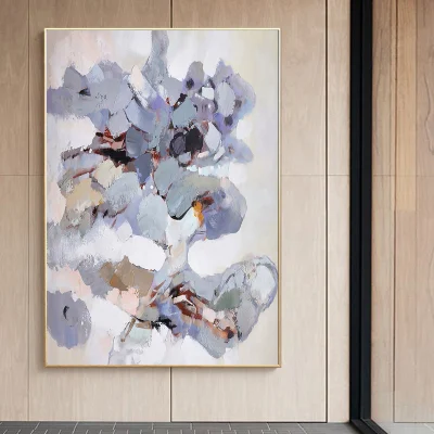 Pittura astratta di arte della parete a buon mercato decorazione domestica Artistic tela personalizzata Dipinto ad olio con cornice Design moderno fatto a mano