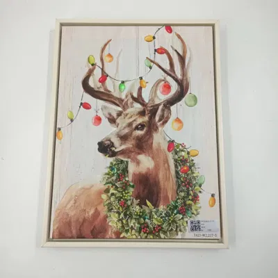 Arredamento Casa LED luce parete Arte Camera da letto Ufficio fuori cornice Canvas Print telaio galleggiante Europa cornice stile Living imballaggio