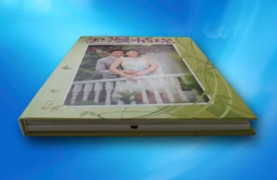 Libro di copertina rigida per video di foto di matrimonio personalizzato