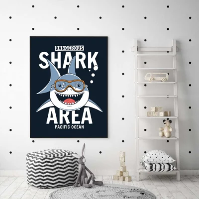 Fonte fabbrica personalizzata Elementsdecoration muratura pittura con cornice Bambini Muro di stampa in tela della stanza