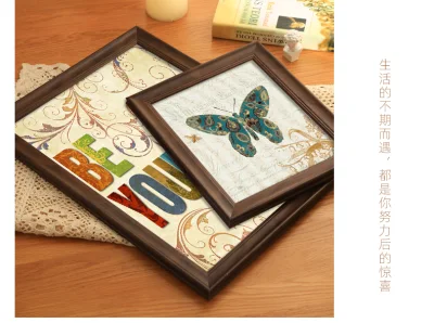 Natale Amazon Hot Selling legno solido cornice fotografica A4 Creative Telaio in legno