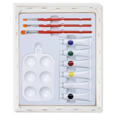 Vernice di Numbers Arcobaleno foiled Canvas Art Kit