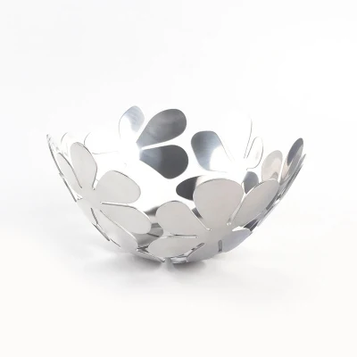Acciaio inossidabile Moda Design decorativo frutta Bowl