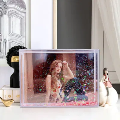 Cornice fotografica Love con glitter