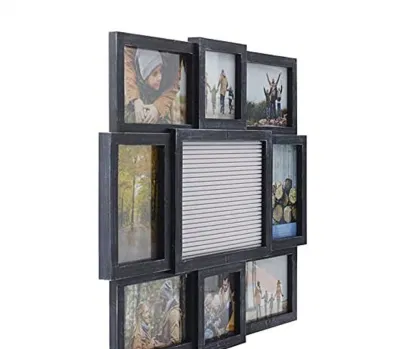 Realizzato per visualizzare una 5&quot; X 7&quot; due 4&quot; X. Cornice da collage nera da 4&quot; e Six4&quot; X 6&quot;