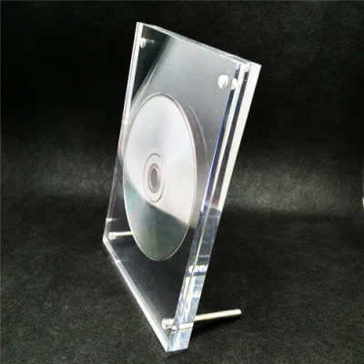 Supporto CD personalizzato in acrilico trasparente multifunzionale ecologico CNC Cut