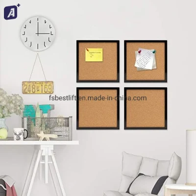 Nuovo design scheda in sughero con telaio in plastica ABS adesiva Pins Per Picture Display Wall decor