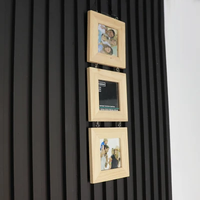 Decorazione promozionale all&prime;ingrosso decorazione Casa classica decorazione parete grande legno foto Cornice immagine