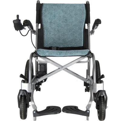 Sedia a rotelle elettrica di alta qualità con struttura in lega di alluminio e batteria rimovibile Per Disable People (Disabilita persone