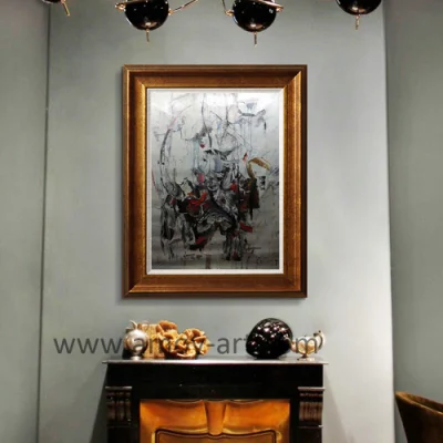 Grande tela Arte Abstract dipinti ad olio di Handmade for Wall Arredamento