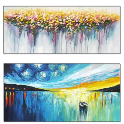 Modern Wall Art Pittura vela Canvas stampe olio di mano di Seascape Pittura per decorazione domestica
