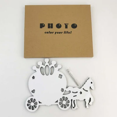 Cornice fotografica in MDF bianco sublimazione per regalo di compleanno