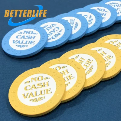 Chip rettangolari da poker 28g Clay Square Casino Royale chip con Numeri di stampatura placca Clay Poker chip