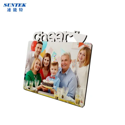 Pannello cornice foto MDF in legno sublimazione con Cheer