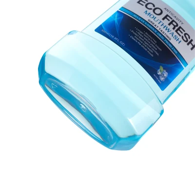 Logo personalizzato all&prime;ingrosso 250ml 500ml denti sbiancante erbe menta fresca Collutorio portatile per respiro cattivo ridurre la placca