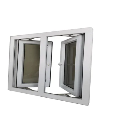 Telaio finestra in plastica cornice bianca finestre con persiane