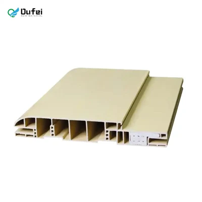 Fabbrica cinese Commercio all&prime;ingrosso WPC Lintel legno plastica composita architrave Telaio della porta
