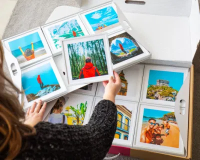 20X20 20X30 Home decor Sticky Wall Collage Photo Frame