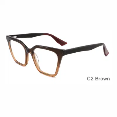 Promozione nuovo colore OEM quadrato forma acetato occhiali ottici Telaio