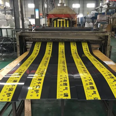 Come fare produzione fabbricazione materiale di plastica sotterranea PE foglio di avvertimento Nastro per piastra per schede
