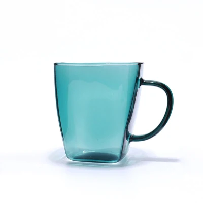 Tazza per caffè in bottiglia in vetro a doppia parete con alto contenuto di borosilicato
