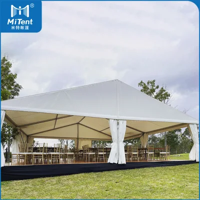 Vendita all&prime;ingrosso di tende per feste 12X40 in vendita Bianco per 300 Persone