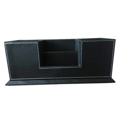 Organizer da scrivania in pelle PU Faux