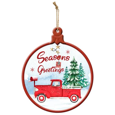 Decorazione domestica parete di Natale segno di ferro decorativo placca di ferro