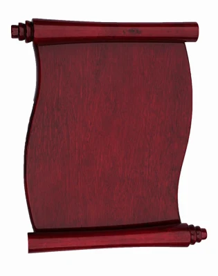 Rosewood High Gloss piano Finish legno Scroll Wall Premi targa