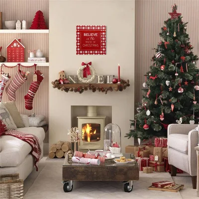 Natale LED tela Wall Art decorazioni casa Natale regalo di festa Visualizzazione immagini