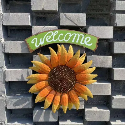 Elegante cute Signs Welcome Sign for Front Door Funny Welcome-Ish Decorazione del giardino a placca appesa