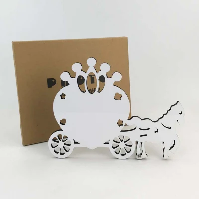 Cornice fotografica in MDF bianco sublimazione per regalo di compleanno