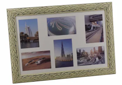 Cornice fotografica in plastica con aperture multiple per l&prime;ufficio Decorazione
