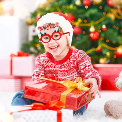 2023 nuovi occhiali di Natale decorazione Bambini parti forniture Foto Props Montatura di occhiali da regalo di Natale