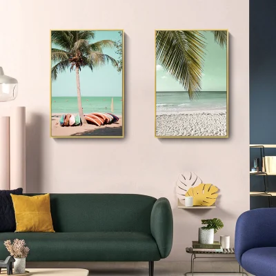 Drop-Shipping Room decorazione Paesaggio Spiaggia tela Stampa moderna Wall Art