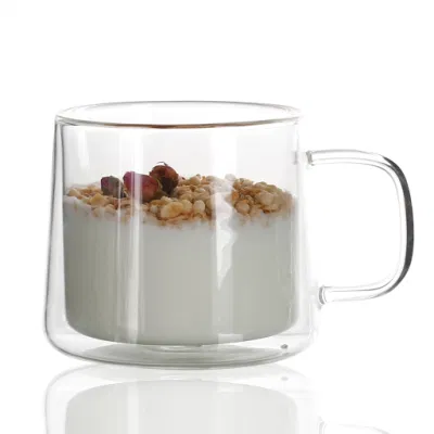 Set 2 VASCHETTE in vetro resistente al calore, grande insalata decorativa in vetro Ciotole bicchiere di vetro di cristallo frutta ciotole