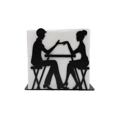 Arredamento tavolo Iron Lover Metal Tissue Ristorante unico tovagliolo