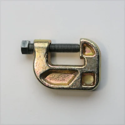 Clip per ponteggi con morsetto a C con cornice Golden Zincatura