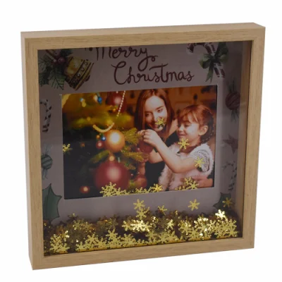 MDF in legno carta imballo glitter Pampon Photo Frame
