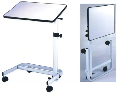 Telaio in alluminio Bbt16 e prolunga superiore in ABS disponibili in PP flessibile Tavolo da pranzo medico ospedaliero