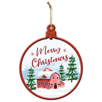 Decorazione domestica parete di Natale segno di ferro decorativo placca di ferro