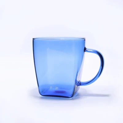 Tazza per caffè in bottiglia in vetro a doppia parete con alto contenuto di borosilicato