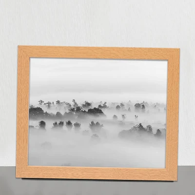 Cornice Foto legno natura cornice per decorare muro o. Piano