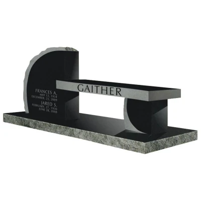 American Custom Granite Monument Bances for Memorial