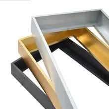 Cornice fotografica in metallo rosa nero per cornici Album fotografici Accessori Stampa digitale con logo personalizzato in alluminio spazzolato color argento oro