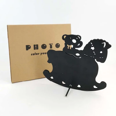 Cornice fotografica in legno MDF bianco sublimazione per regalo di compleanno