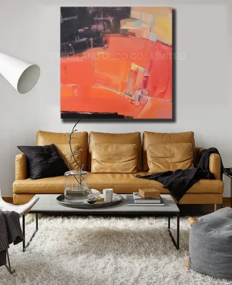 Arte decorativa della nuova di disegno dell&prime;estratto 2019 (0-104-120X120) parete Handmade della pittura a olio